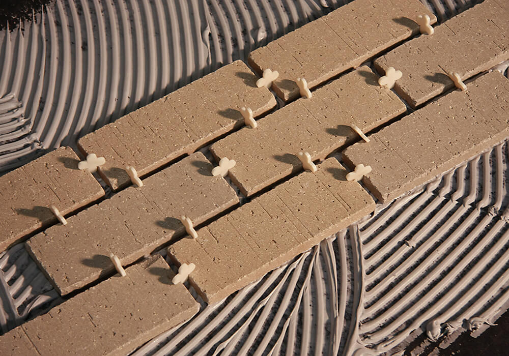 Thin Brick Floor Installation Royal Thin Brick