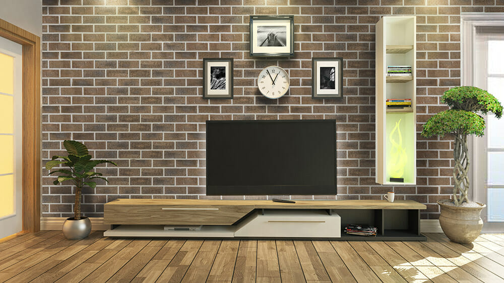 Thin Brick Living Room - 458 Hawthorn