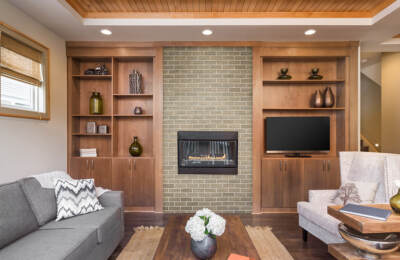 thin brick veneer for fireplace